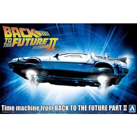 Aoshima Time machine from BACK TO THE FUTURE Part Ⅱ makett