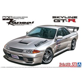   Aoshima HKS Kansai Service BNR32 Skyline GT-R '90 makett