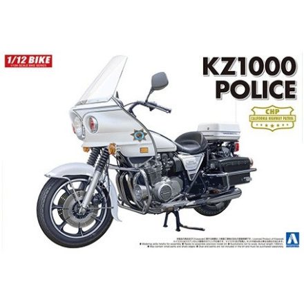 Aoshima KAWASAKI KZ1000 POLICE makett