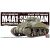 Asuka US Medium Tank M4A1 Sherman Mid. w/Initial VVSS Suspension makett