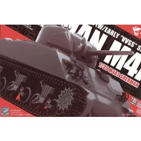 Asuka M4A2 Sherman Direct Vision w/EarlyVVSS makett