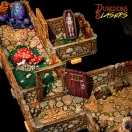 Archon Studio - Dungeons & Lasers Dwarven Mine Half-Height Walls terepkészlet