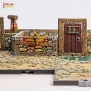 Archon Studio - Dungeons & Lasers Dwarven Mine Half-Height Walls terepkészlet