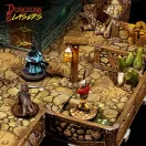 Archon Studio - Dungeons & Lasers Dwarven Mine Half-Height Walls terepkészlet