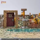Archon Studio - Dungeons & Lasers Dwarven Mine Half-Height Walls terepkészlet
