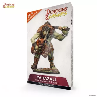   Archon Studio - Dungeons & Lasers Miniatures: YAHAZZAL THE HUNGRY TROLL figura készlet