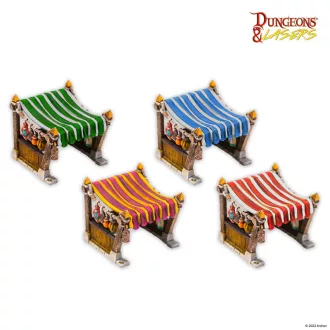   Archon Studio - Dungeons & Lasers Expansion Set: MARKET STALLS SET terepkészlet