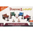 Archon Studio - Dungeons & Lasers Expansion Set: MARKET STALLS SET terepkészlet