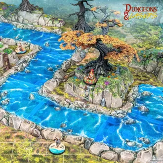   Archon Studio - Dungeons & Lasers Expansion Set: MODULAR RIVER terepkészlet