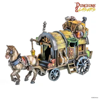   Archon Studio - Dungeons & Lasers Miniatures: STAGECOACH figura készlet