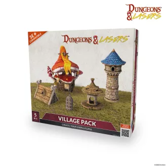   Archon Studio - Dungeons & Lasers Expansion Set: VILLAGE PACK terepkészlet