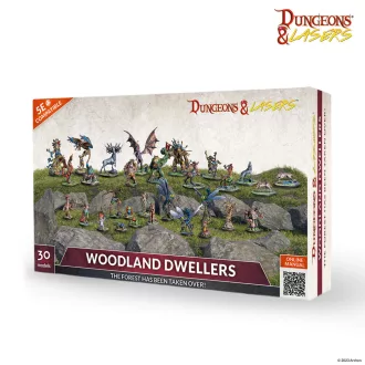   Archon Studio - Dungeons & Lasers Miniatures: WOODLAND DWELLERS figura készlet