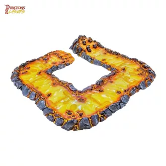   Archon Studio - Dungeons & Lasers Expansion Set: MODULAR LAVA terepkészlet