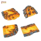 Archon Studio - Dungeons & Lasers Expansion Set: MODULAR LAVA terepkészlet