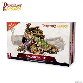   Archon Studio - Dungeons & Lasers Miniatures: DRAGON TURTLE figura készlet