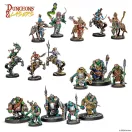 Archon Studio - Dungeons & Lasers Miniatures: BEASTKIN HYBRIDS: PLAYABLE CHARACTERS figura készlet