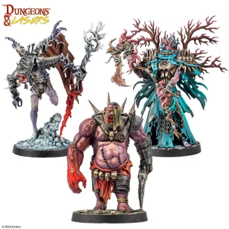   Archon Studio - Dungeons & Lasers Miniatures: WARLORDS OF CHAOS figura készlet