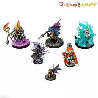  Archon Studio - Dungeons & Lasers Miniatures: VICTIMS OF INSANITY figura készlet