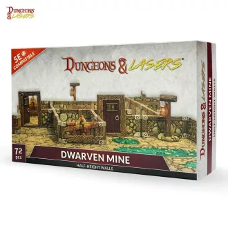   Archon Studio - DUNGEONS & LASERS Dwarven Miners figura készlet