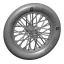 Art Scale Kit German 610x85 spoked wheels - 1 pair - kerékkészlet