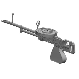 Art Scale Kit Wickers K gun WWII GB - géppuska készlet