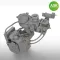 Art Scale Kit Norden M-9 Bombsight, 2 pcs. for US war airplanes WWII and after war - bombacélzó készlet