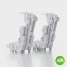 Art Scale Kit GRU-7A Ejection Seats for F-14A/B Late - excluding seat belts (2pcs) for Trumpeter - katapultülés feljavító készlet
