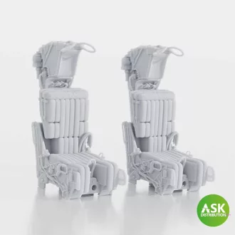   Art Scale Kit GRU-7A Ejection Seats for F-14A/B Early - excluding seat belts (2pcs) for Trumpeter - katapultülés feljavító készlet