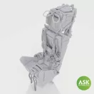 Art Scale Kit Ejection Seat - M.B Mk.2E with seat belts, with survival pack for Revell - katapultülés feljavító készlet