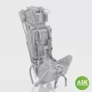 Art Scale Kit Ejection Seat - M.B Mk.2E with seat belts, with survival pack for Revell - katapultülés feljavító készlet