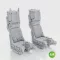 Art Scale Kit SJU-17 Ejection Seats for F-14D - excluding seat belts (2pcs) for Trumpeter - katapultülés feljavító készlet