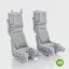 Art Scale Kit SJU-17 Ejection Seats for F-14D - excluding seat belts (2pcs) for Trumpeter - katapultülés feljavító készlet
