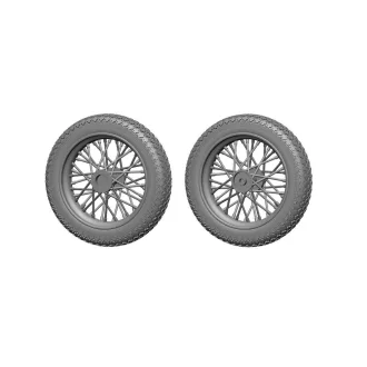   Art Scale Kit HD-WLA motorbicycle - Wheels and Cylinders detail set for Miniart - kerék és motor feljavító készlet