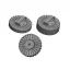 Art Scale Kit Lewis Mk.III Ammo magazines, two types 5 + 5 pc - lőszertár készlet
