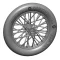 Art Scale Kit German 610x85 spoked wheels - 1 pair - kerékkészlet