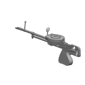   Art Scale Kit Wickers K machine gun GB WWII - géppuska készlet