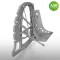 Art Scale Kit A6M Bulkhead with Seat in BOTTOM position - ASK 3D Print for Fine Molds - ülés és kabinválaszfal készlet