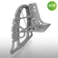Art Scale Kit A6M Bulkhead with Seat in TOP position - ASK 3D Print for Fine Molds - ülés és kabinválaszfal készlet