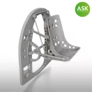 Art Scale Kit A6M Bulkhead with Seat in MIDDLE position - ASK 3D Print for Tamiya - ülés és kabinválaszfal készlet