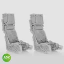 Art Scale Kit SJU-17 Ejection Seats for F/A-18F and EA-18G Growler - 2 pcs excluding seat belts for MENG - katapultülés feljavító készlet