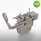 Art Scale Kit Gun Sight Type 98 - Japan WWII, 3 pc. in three different sight variants - irányzék készlet
