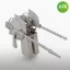 Art Scale Kit B-25 Mitchell Top Dorsal turret - gun set for HK Model - géppuska készlet