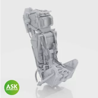   Art Scale Kit M.B. Mk.2E ejection seat with seat belts for Airfix - katapultülés feljavító készlet