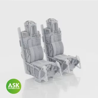   Art Scale Kit ACES II Ejection Seats excluding seat belts (2pcs) - F-16I SUFA for GWH - katapultülés feljavító készlet