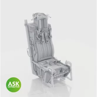   Art Scale Kit A-10A Ejection Seat ACES II with seat belts for Great Wall Hobby - katapultülés feljavító készlet