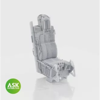   Art Scale Kit F-16CM ACESS II Ejection Seat without seat belts for Great Wall Hobby - katapultülés feljavító készlet