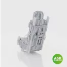 Art Scale Kit F-16CM ACESS II Ejection Seat without seat belts for Great Wall Hobby - katapultülés feljavító készlet