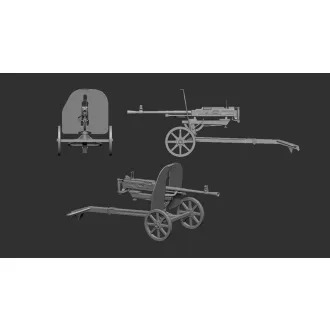   Art Scale Kit Goryunov SG-43 machine gun - géppuska készlet