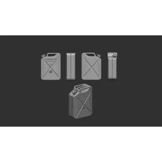   Art Scale Kit Jerry can 20 litre, German army WWII - Wehrmacht WWII - üzemanyagkanna készlet