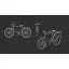 Art Scale Kit Bicycle classic - 3D print - kerékpár makett